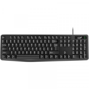 Клавіатура дротова Genius KB-117 USB Black UKR (31310016407)