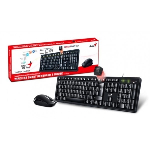 Клавіатура + миша бездротова Genius Smart KM-8200 WL Black Ukr (31340003410)