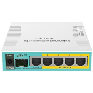 Коммутатор локальної мережі (Switch) MikroTik Hex Poe RB960PGS продаж