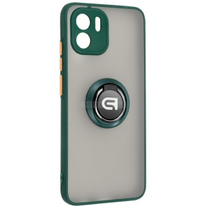 Чохол для смартфону Armorstandart Frosted Matte Ring for Xiaomi Redmi A2 Dark Green (ARM68375)
