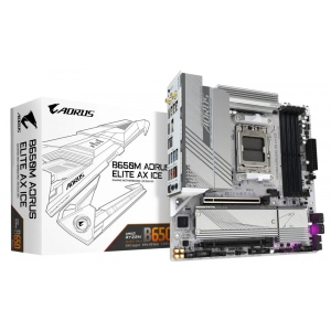 Материнська плата Gigabyte B650M AORUS ELITE AX ICE DDR5