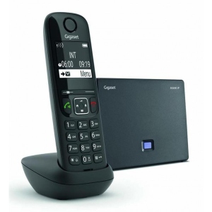 Телефон бездротовий Gigaset AS690 Black (S30852H2813S301)