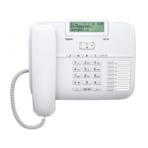 Телефон шнуровий Gigaset DA710 White (S30350-S213-R102)