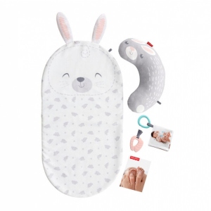 Розвиваючий килимок Fisher-Price Масажний для немовлят Зайченя (GJD32) Київ
