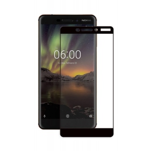 Захисне скло для смартфону PowerPlant Nokia 6.1 Black (GL605262)