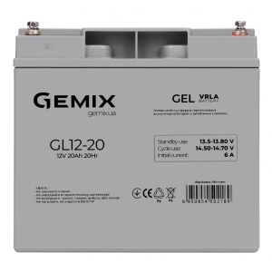 Акумулятор для ДБЖ Gemix GL12-20