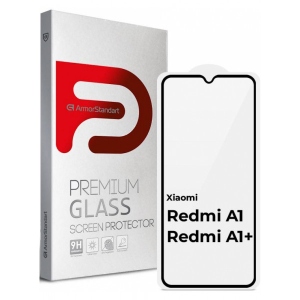 Захисне скло для смартфону Armorstandart Full Glue for Xiaomi Redmi A1 / A1+ / Poco C50 Black (ARM62819)