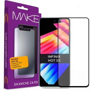 Захисне скло для смартфону MAKE FCFG Infinix Hot 30 (MGF-IH30)