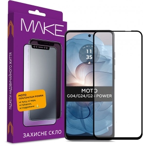 Захисне скло для смартфону MAKE FCFG Moto G04/G24/G24 Power (MGF-MG04/G24)