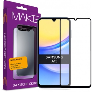 Захисне скло для смартфону MAKE FCFG Samsung A15 (MGF-SA15)