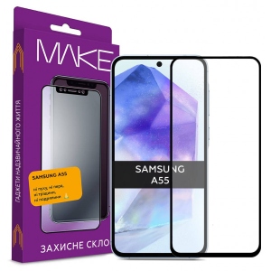 Захисне скло для смартфону MAKE FCFG Samsung A55 (MGF-SA55)