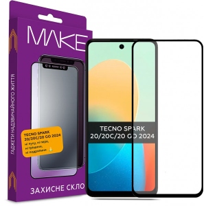 Захисне скло для смартфону MAKE FCFG Tecno Spark 20/20C/20 Go 2024 (MGF-TS20)