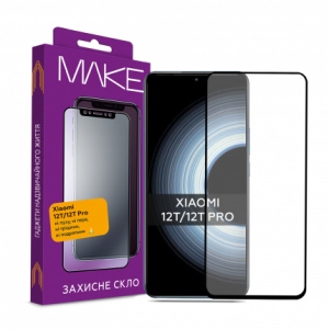 Захисне скло для смартфону MAKE Full Cover Xiaomi 12T/12T Pro (MGF-X12T/12TP)