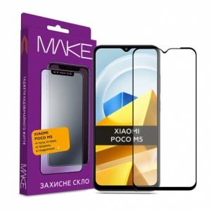 Захисне скло для смартфону MAKE FCFG Xiaomi Poco M5 (MGF-XPM5)