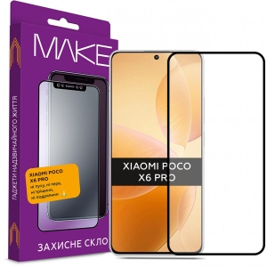 Захисне скло для смартфону MAKE FCFG Poco X6 Pro (MGF-XPX6P)