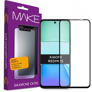 Захисне скло для смартфону MAKE FCFG Xiaomi Redmi 13 (MGF-XR13)