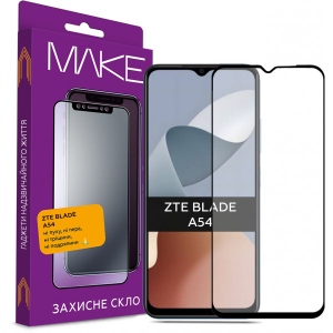 Захисне скло для смартфону MAKE FCFG ZTE Blade A54 (MGF-ZBA54)