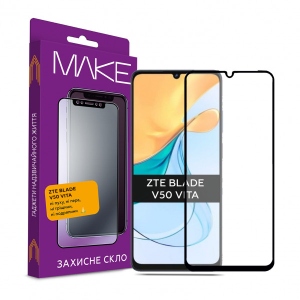 Захисне скло для смартфону MAKE FCFG ZTE Blade V50 Vita (MGF-ZBV50V)