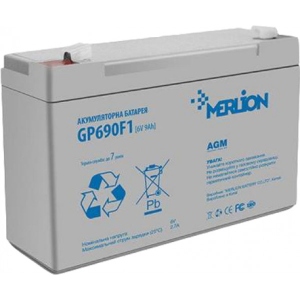 Акумулятор для ДБЖ Merlion 6V-9Ah (GP690F1)