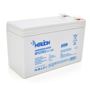 Акумулятор для ДБЖ Merlion 12V-7.5Ah (GP1275F2)