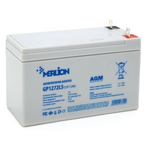 Акумулятор для ДБЖ Merlion AGM GP1272L5 12 V 7,2 Ah (27849)