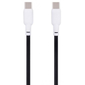 Кабель синхронізації даних Gelius Full Silicon GP-UCN001CC Type-C to Type-C Black/White 1.2m (92315)