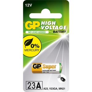 Батарейка тип MN21 GP GP 23AE-U 1шт. 12V для ПУ