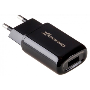 Мережевий зарядний пристрій Grand-X CH-15B USB Black