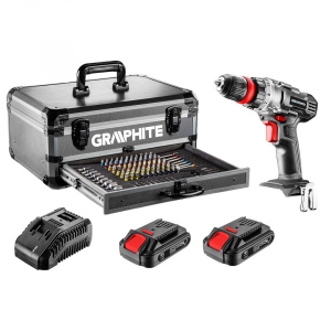 Дриль-шуруповерт GRAPHITE Energy+ SET (58G022-PS15) купити