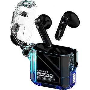 Навушники вкладиші бездротові TWS GravaStar Sirius P5 Transparent Blue (GRAVASTARP5_XTAL_BLU_V2) в каталозі