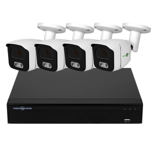 Комплект для відеоспостереження GreenVision GV-K-E34/04 5MP (LP14291) офіційний сайт