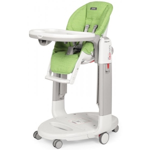 Стільчик-качалка для годування Peg-Perego Tatamia Follow Me Wonder Green (пятноустройчивый зеленый)