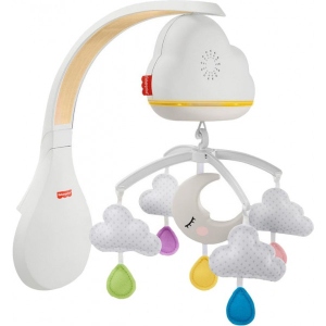 Мобіль інтерактивний Fisher-Price Музична хмарка-нічник "Казкові хмари" (GRP99)