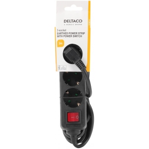 Мережевий фільтр Deltaco GT-0361 (3 розетки, 3 м)
