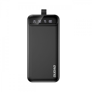 Батарея мобільна Dudao Powerbank 30.000mAh 3x USB LED Black (K8s+black)