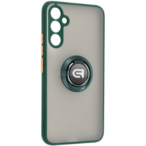 Чохол для смартфону Armorstandart Frosted Matte Ring for Samsung A34 5G (A346) Dark Green (ARM68355)