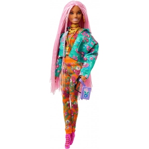 Лялька Barbie "Екстра" з рожевими дредами (GXF09)