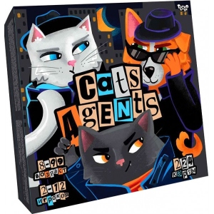 Настільна гра карткова (8+) Danko-Toys "CATS AGENTS", рус (G-CA-01-01)