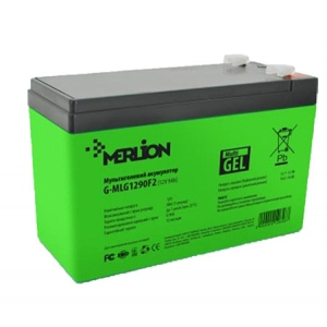 Акумулятор для ДБЖ Merlion 12V 9AH Green (G-MLG1290F2)