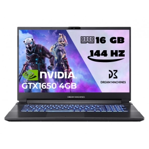 Уцінка - Ноутбук ігровий Dream Machines G1650-17 (G1650-17UA70) Black