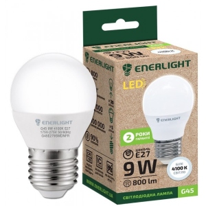 Лампочка світлодіодна Enerlight G45 9Вт 4100K E27