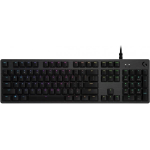 Клавіатура дротова Logitech G512 Carbon Lightsync RGB Mechanical with GX Red switches Black (920-009370)