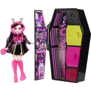 Колекційна лялька набір Monster High "Жахо-секрети Дракулори" серії "Неонові та бомбезні" (HNF78)