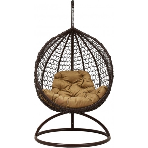Крісло-кокон Home Rest одинарне Коричневий/кайот ціна