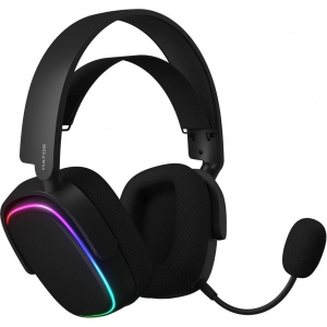 Уцінка - Гарнітура бездротова ігрова Hator Phoenix Wireless RGB Tri-mode Black (HTA-870)