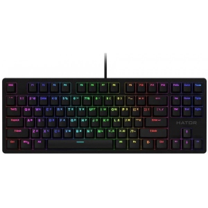 Клавіатура дротова ігрова Hator Rockfall TKL Mecha Pink (HTK-621) Black