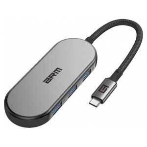Хаб USB Armorstandart Type-C to HD4K+PD+3USB+TF/SDcard Gray (ARM69366) купити