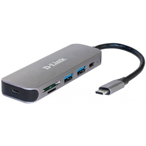 Хаб USB D-Link 3xUSB3.0,1xUSB-C,1xHDMI,USB-C (DUB-2333)