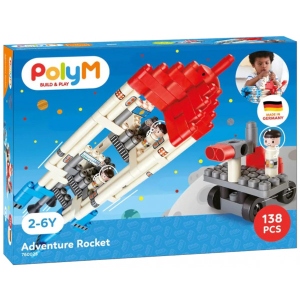 Пластиковий конструктор PolyM Пригодницька ракета 138 деталей (760025)