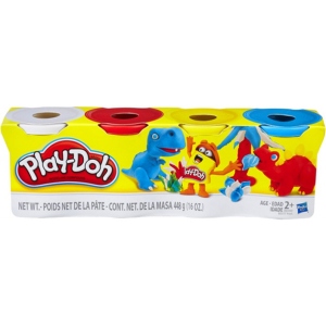 Матеріали Hasbro Play-Doh 4 баночки Dinosaurs (B5517_B6508)